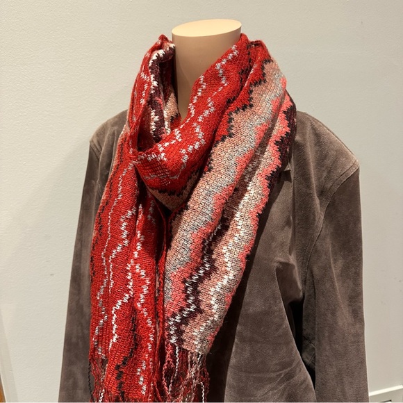 Missoni Women's Acrylic Blend Printed Fringe Scarf - Picture 3 of 7